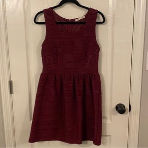 Rewind Brand Burgandy Short Dress